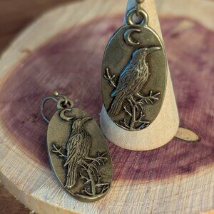 Bronze NIGHT RAVEN Earrings